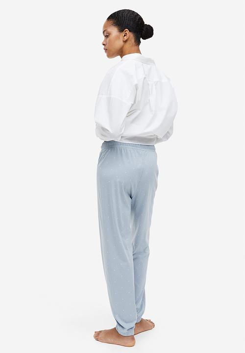 H&M - Pyjama bottoms - light blue spotted 