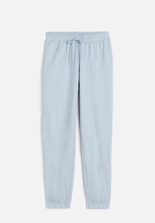 H&M - Pyjama bottoms - light blue spotted 