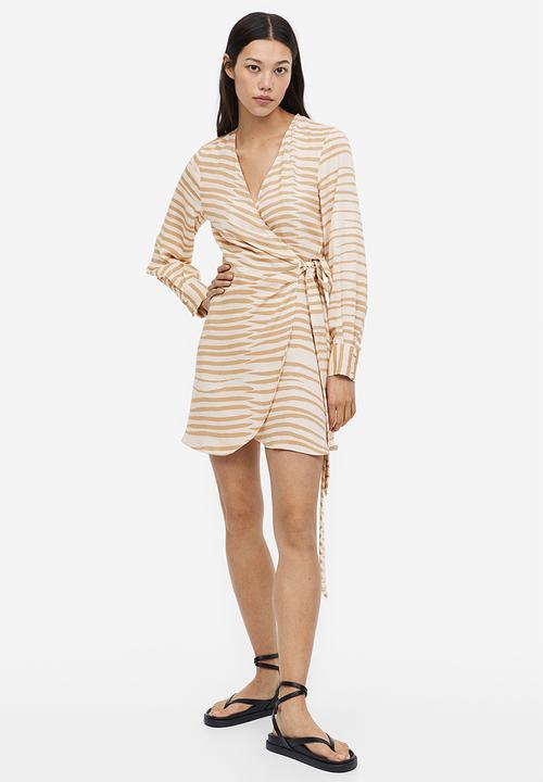 H&M - Wrap dress - beige
