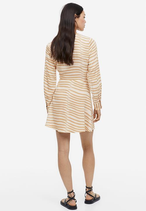 H&M - Wrap dress - beige