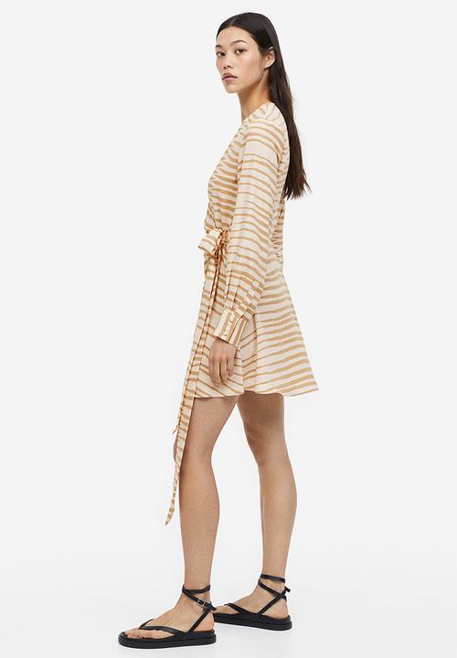 H&M - Wrap dress - beige