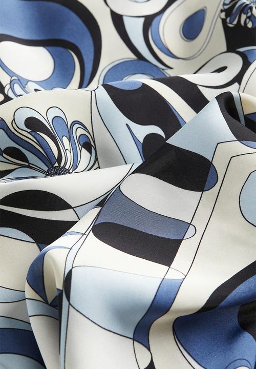 H&M - Wide trousers - blue/patterned