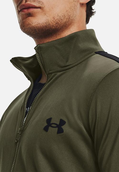 Under Armour - Ua knit tracksuit - khaki green