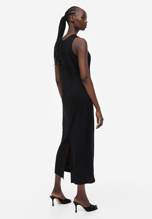 H&M - Sleeveless jersey dress - black