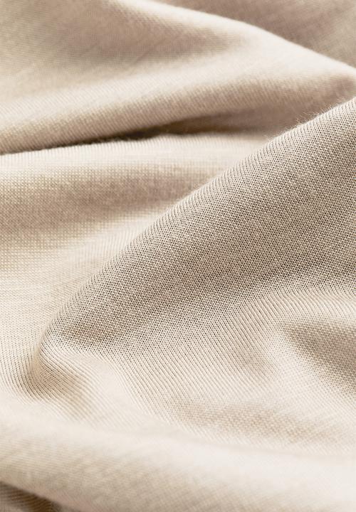 H&M - Sleeveless jersey dress - beige
