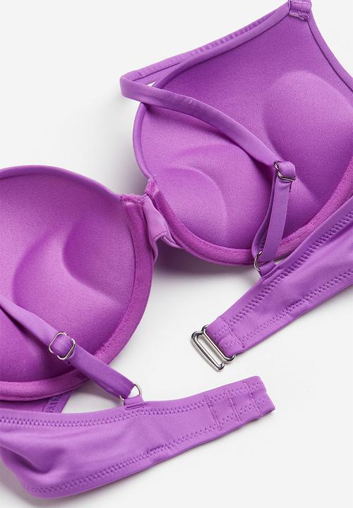 H&M - Super push-up bikini top - purple