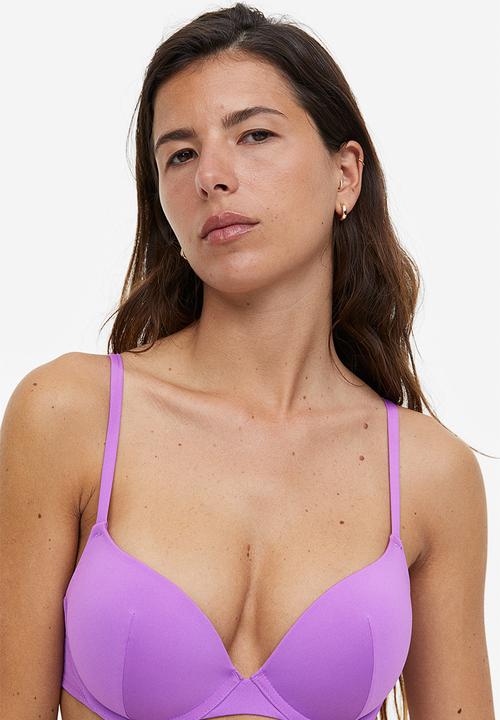 H&M - Super push-up bikini top - purple