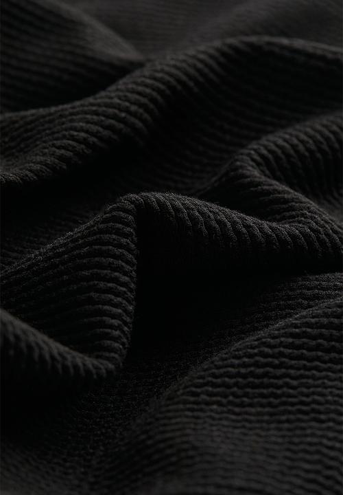 H&M - Ribbed vest top - black