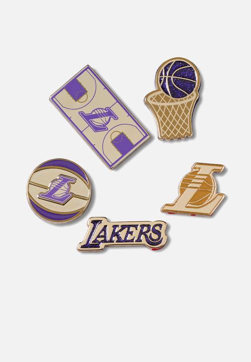 Crocs - NBA LA Lakers Elevated 5 Pack - purple & gold