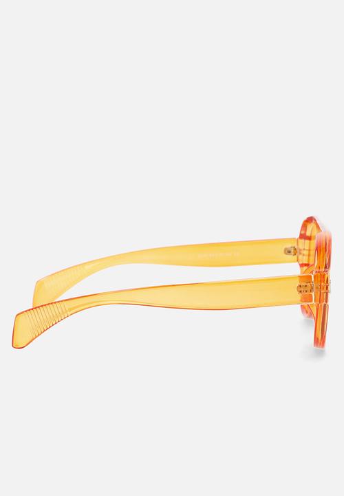 Superbalist - Eva aviator sunglasses - orange