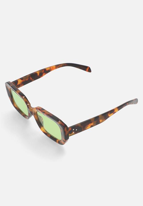 Superbalist - Olivia rectangle sunglasses - brown