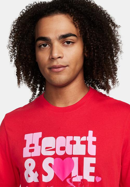 Nike - NSW heart and sole tee - university red