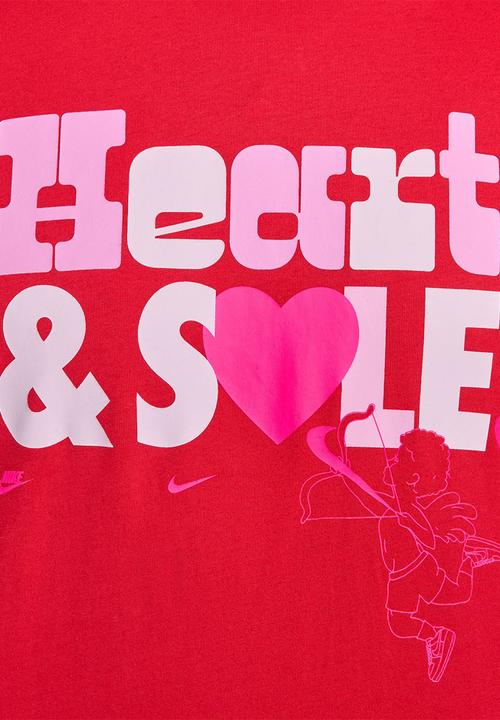 Nike - NSW heart and sole tee - university red