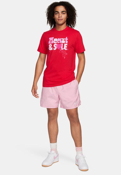 Nike - NSW heart and sole tee - university red