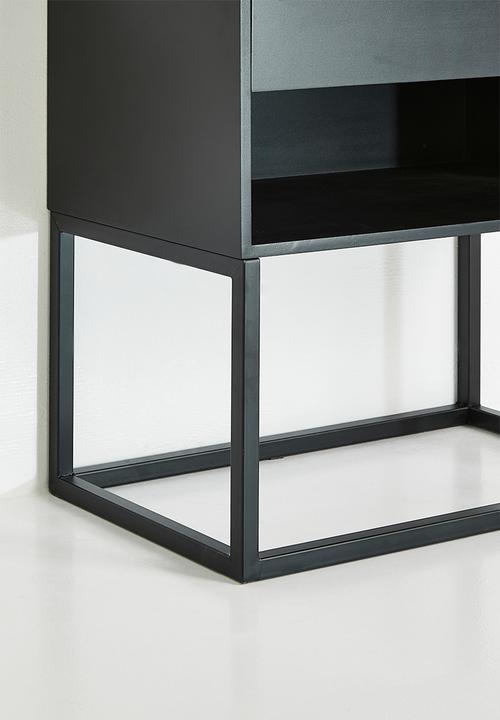 Sixth Floor - Kingston bedside table - black