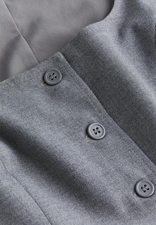H&M - Suit waistcoat - grey marl