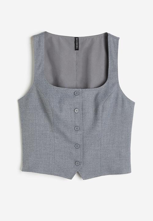 H&M - Suit waistcoat - grey marl