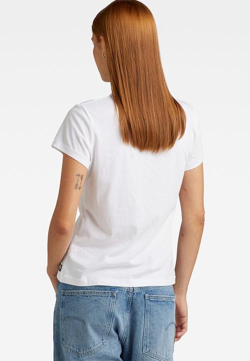 G-STAR - Calligraphy gr r t wmn - white