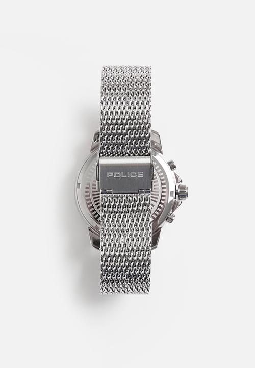 Police - Mensor watch wallet set - silver