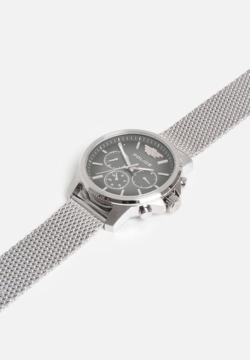 Police - Mensor watch wallet set - silver