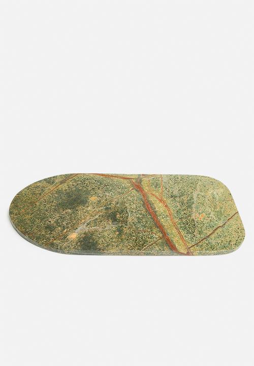 Sixth Floor - Marble Chopping Board - Forest Green