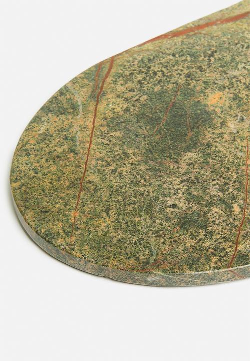 Sixth Floor - Marble Chopping Board - Forest Green