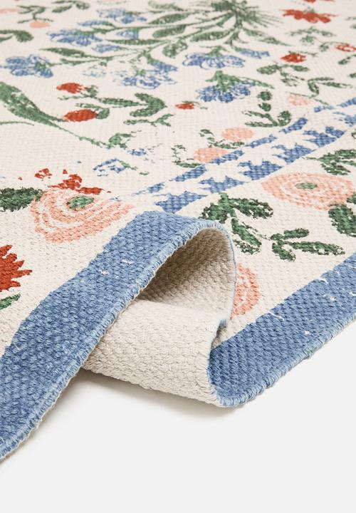 Sixth Floor - Cotton Botanical Rug - multi