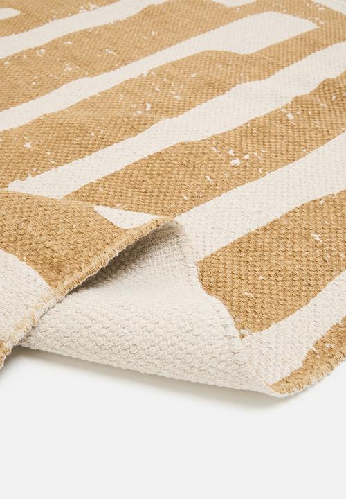 Sixth Floor - Cotton Geo Rug - Natural