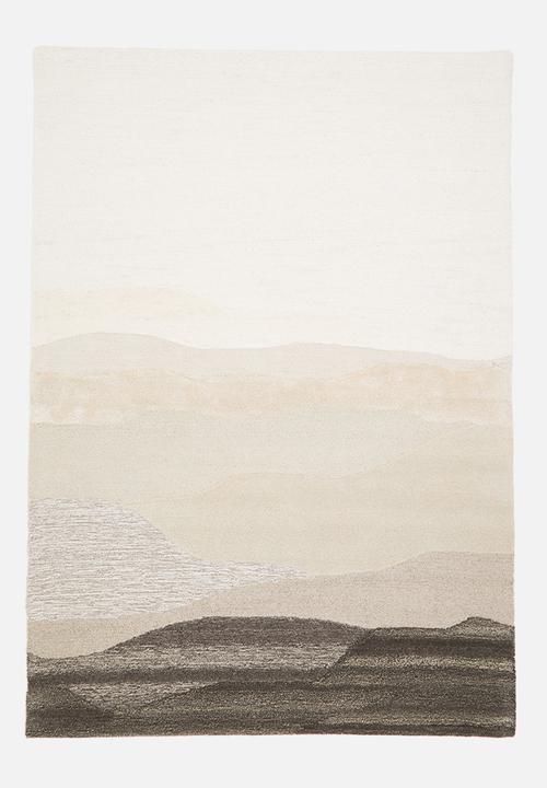 SF Collection - Landscape Wool Rug - Multi