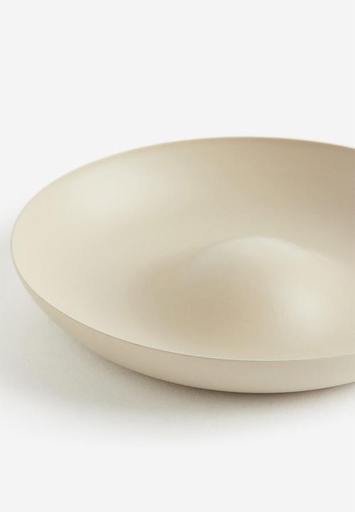 H&M - Metal bowl - light beige