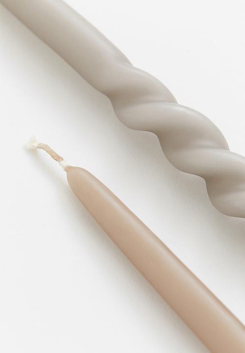 H&M - 8 Pack thin tapered candles - multi 