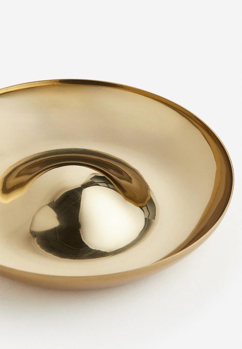H&M - Metal bowl - gold-coloured