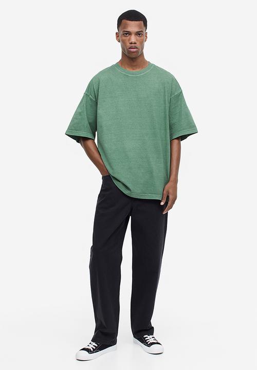 H&M - Oversized fit T-shirt - green