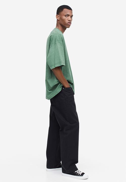H&M - Oversized fit T-shirt - green