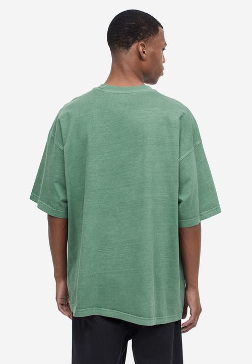 H&M - Oversized fit T-shirt - green