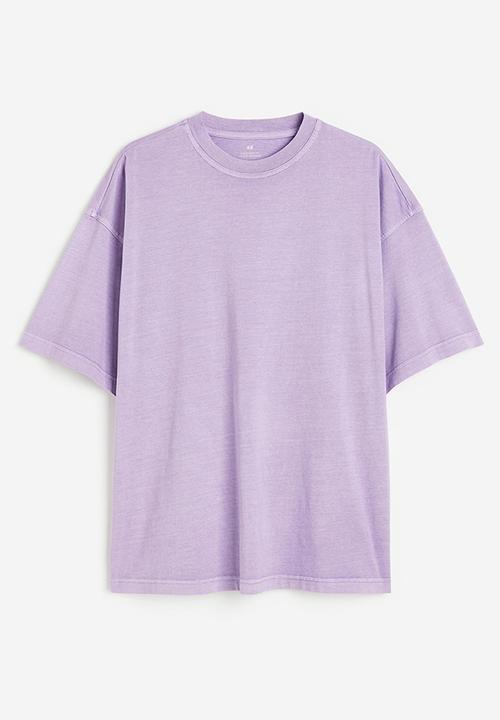 H&M - Oversized fit T-shirt - purple