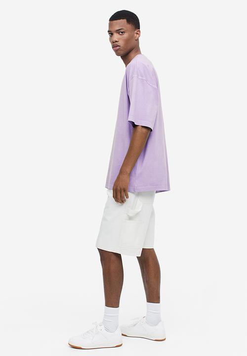 H&M - Oversized fit T-shirt - purple