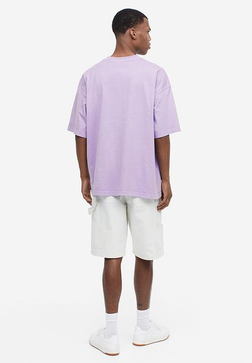 H&M - Oversized fit T-shirt - purple