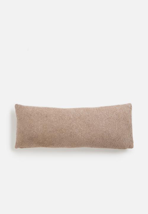 Sixth Floor - Sousse boucle cushion - chocolate