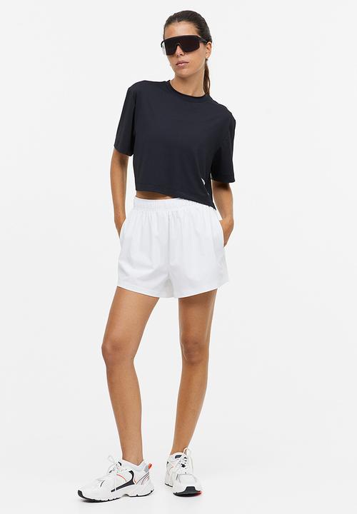 H&M - Drymove™ sports shorts - white
