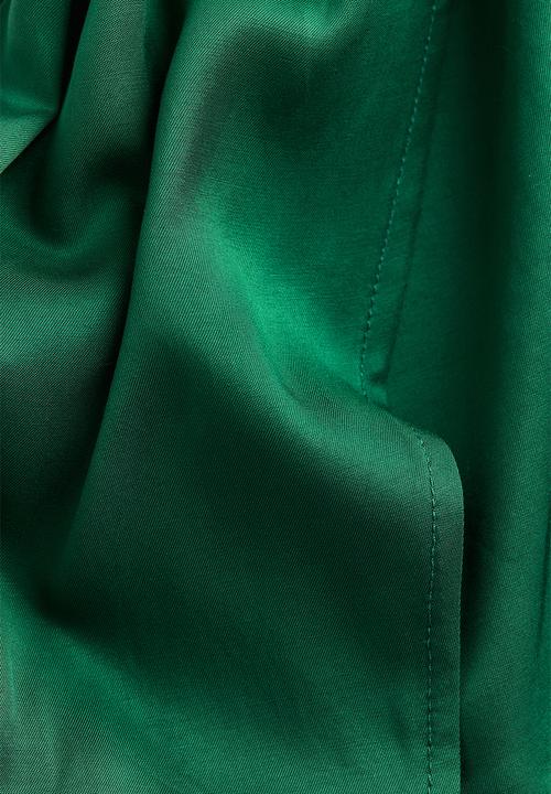 H&M - Draped halterneck top - dark green