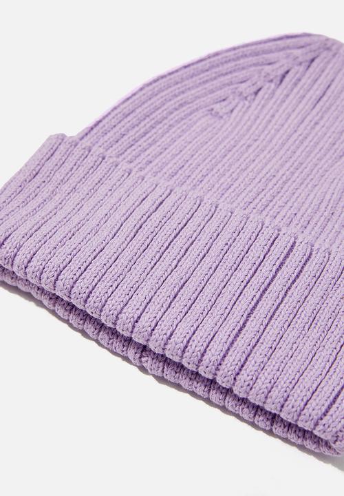 Cotton On - Kids fisherman beanie - lilac drop