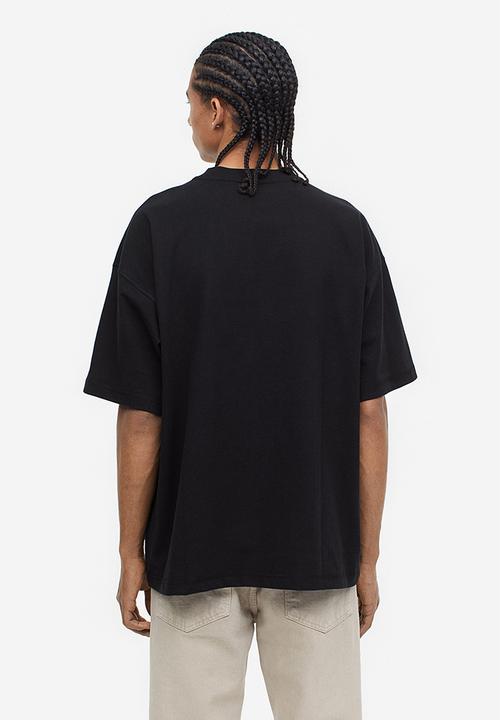 H&M - Coolmax® oversized fit T-shirt - black