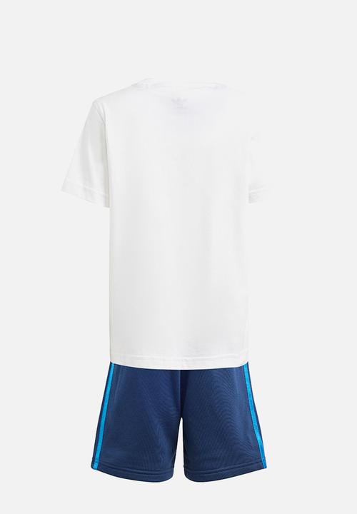 adidas Originals - Short Tee Set - White & Night Indigo