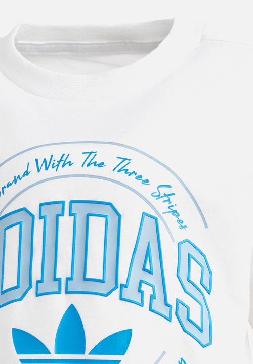 adidas Originals - Short Tee Set - White & Night Indigo