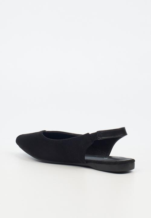 Butterfly Feet - Glimmer 3 slingback - black