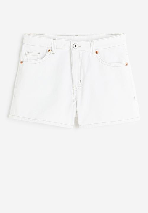 H&M - Denim shorts - white