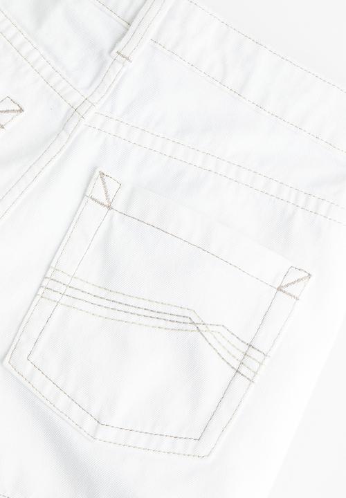 H&M - Denim shorts - white