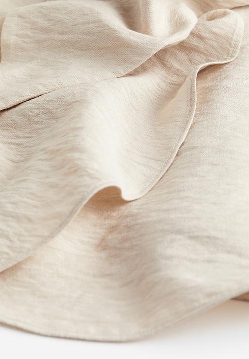 H&M - Wrap dress - light beige