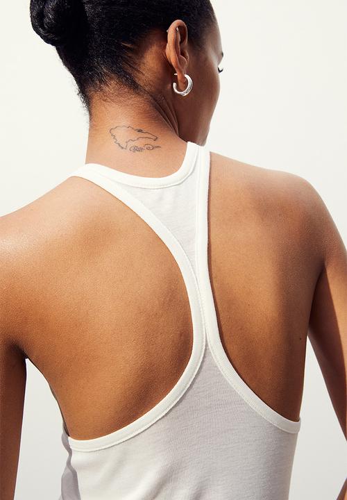 H&M - Lyocell vest top - white